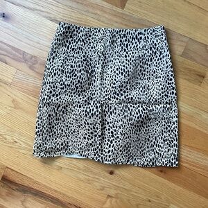 Leopard Print Women's Skirt